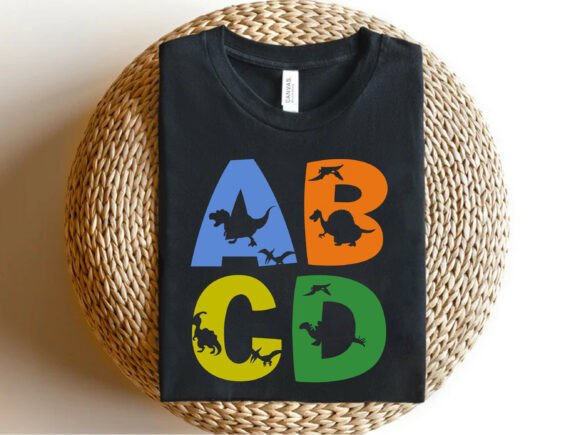 Dino Alphabet Font - Preview 2