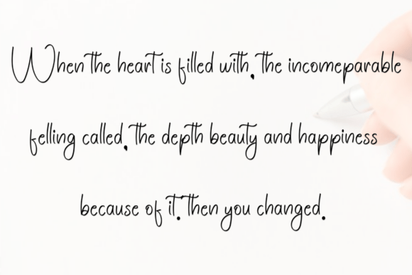 Delicate Font - Preview 3