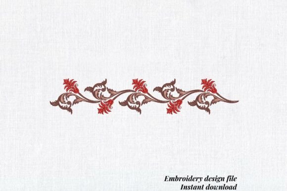 Floral Wedding Border