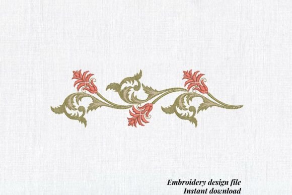 Floral Wedding Border