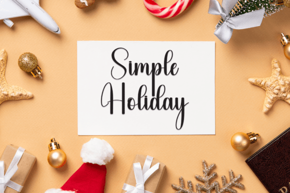 Holiday Autumn Font PNG with transparent background - Preview 2