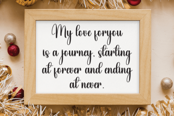 Holiday Autumn Font PNG with transparent background - Preview 4