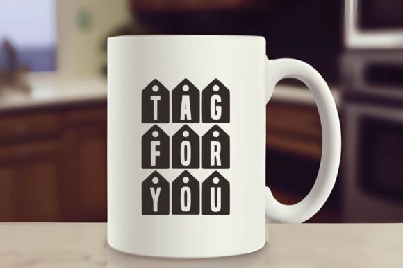 Market Tags Font PNG with transparent background - Preview 3