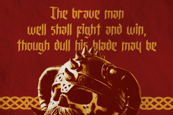 Odgar Blackletter Font font preview - 2