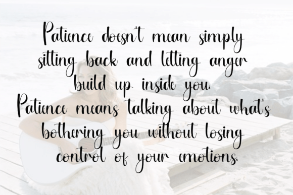 Singing Malibu Font PNG with transparent background - Preview 4