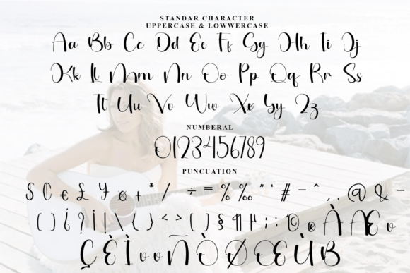 Singing Malibu Font PNG with transparent background - Preview 5