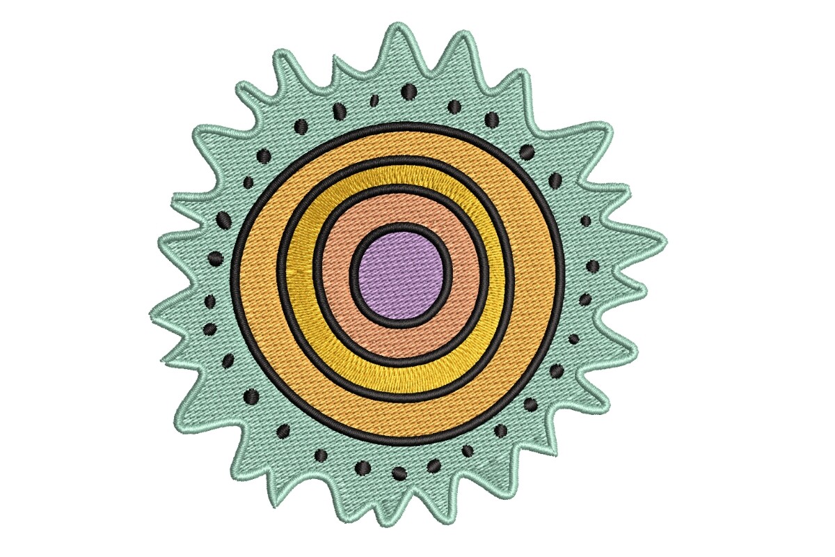 Sunburst Geometric Mandala