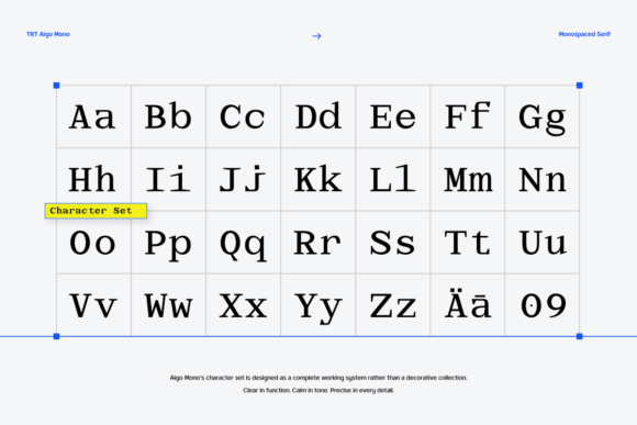 Aigo Mono Font - Preview 1