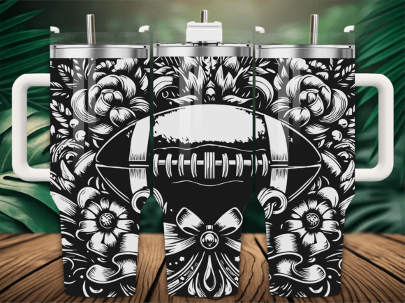 American Soccer Football Laser Tumbler