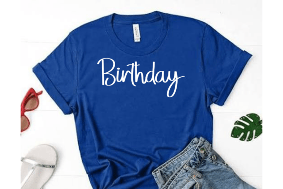 Authentic Birthday Font - Preview 1