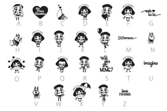 Be Mime Dingbats Font - Preview 2