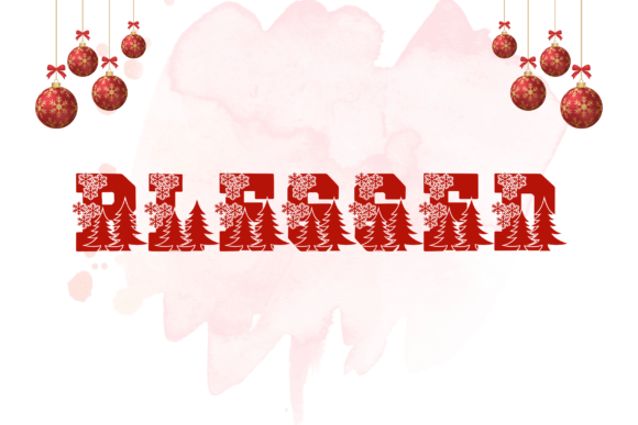 Blockton Christmas Font - Preview 2