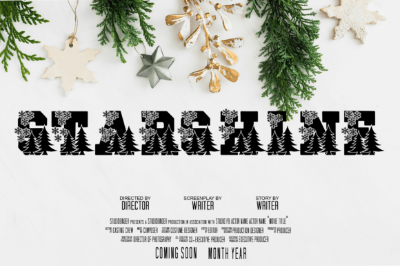 Blockton Christmas Font - Preview 6