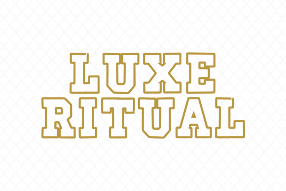 Blockton Outline Font - Preview 2