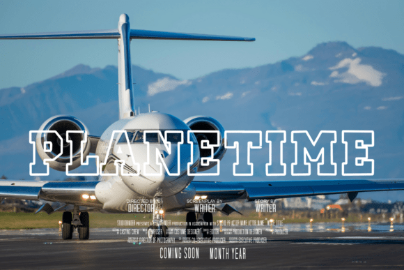 Blockton Outline Font - Preview 6