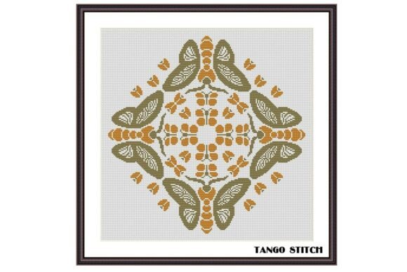 Butterflies Easy Cross Stitch Pattern