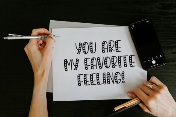 Candy Stripes Font - Preview 4