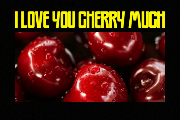 Cherrys Font - Preview 2