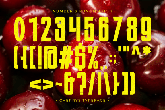 Cherrys Font - Preview 4
