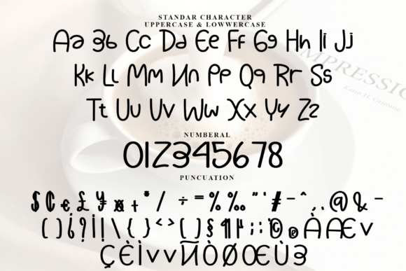 Coffee Milk Font - Preview 4