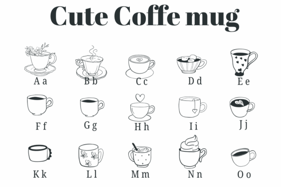 Cute Coffee Mug Font - Preview 1