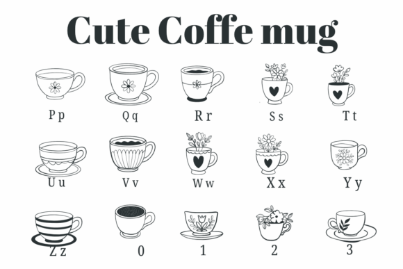 Cute Coffee Mug Font - Preview 2