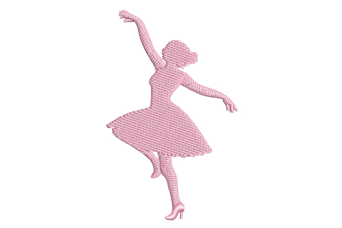 Dancing Ballerina Embroidery
