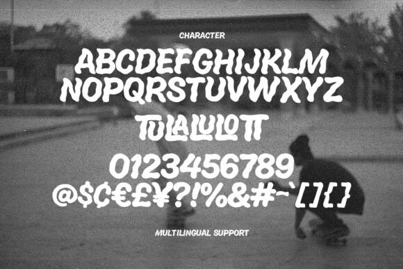 Descret Solvero Font PNG with transparent background - Preview 5