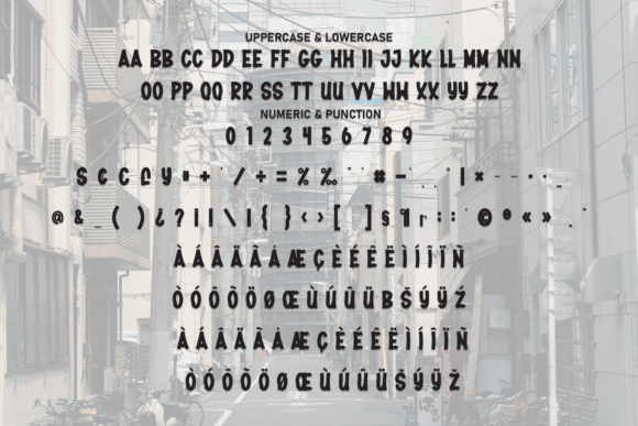 Doodle Street Font PNG with transparent background - Preview 6
