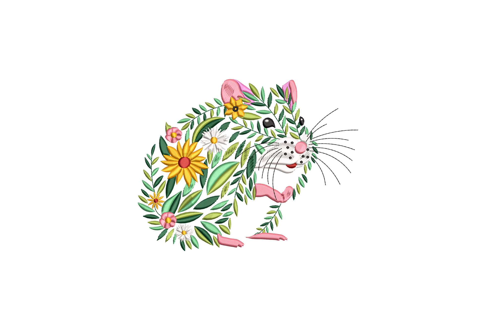Floral Hamster