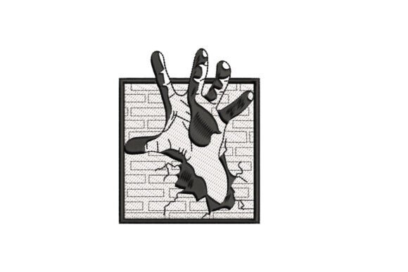 Hand Breaking Brick Wall