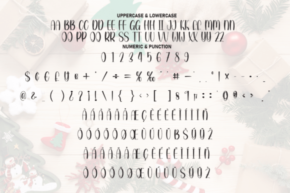 Holiday Christmas Font - Preview 6
