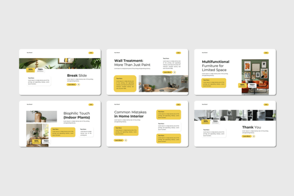 Home Interior Design - Keynote Template