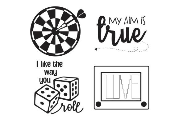 Love Games Font PNG with transparent background - Preview 6