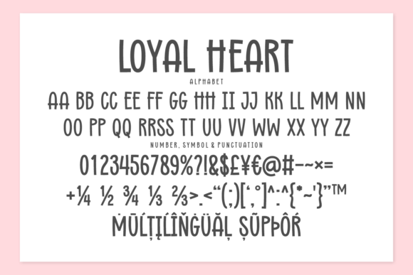 Heart Font Font - Preview 3