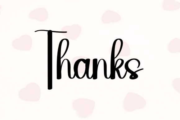 Monkey Valentine Font PNG with transparent background - Preview 4