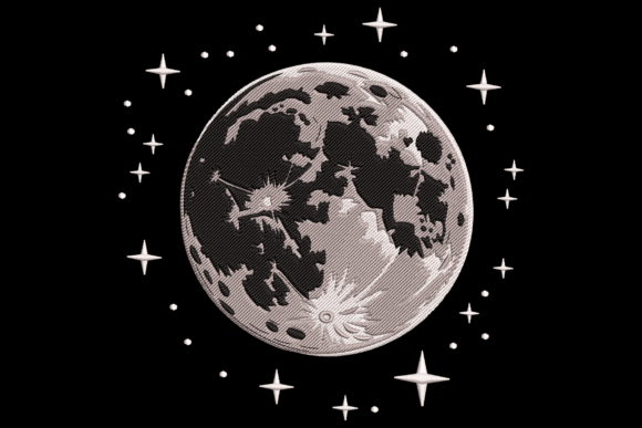 Full Moon and Stars