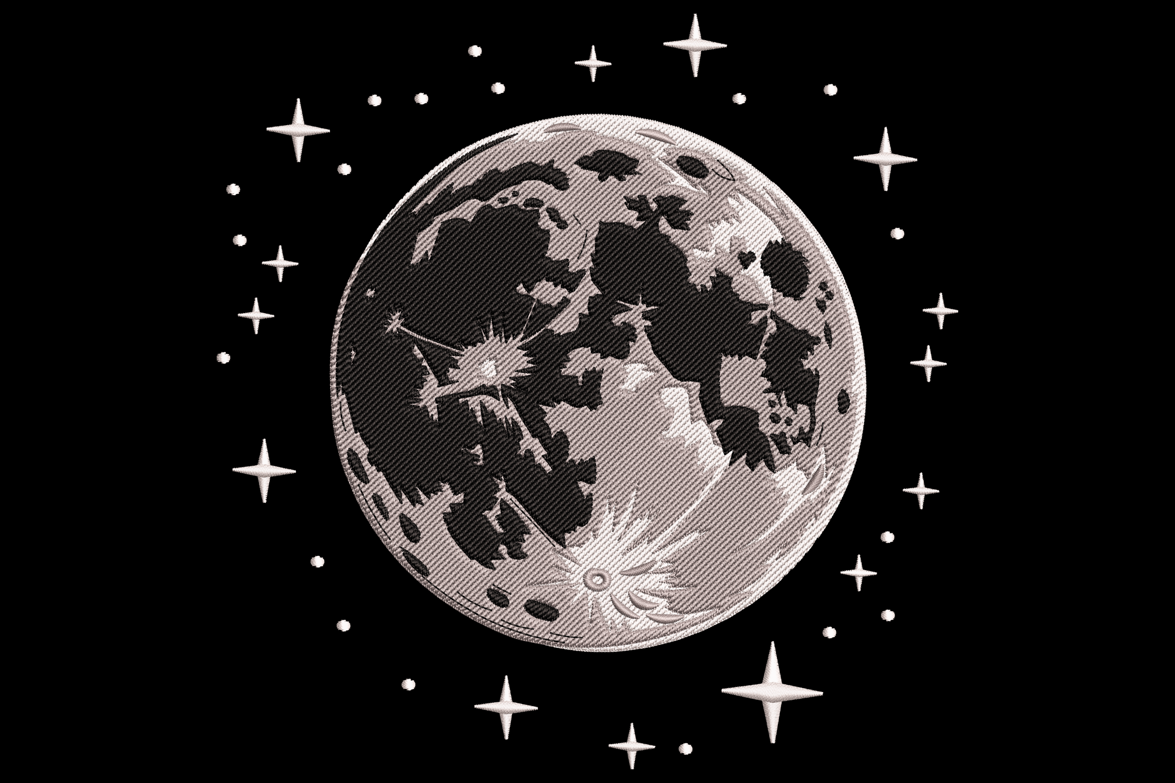 Full Moon and Stars