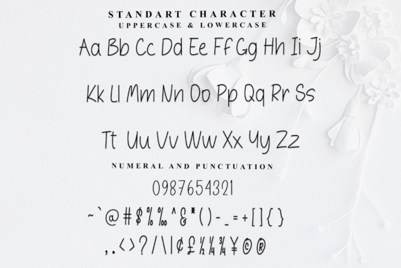 Natural Farmhouse Font PNG with transparent background - Preview 4
