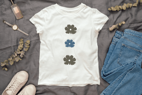 Nature Florals Font PNG with transparent background - Preview 4
