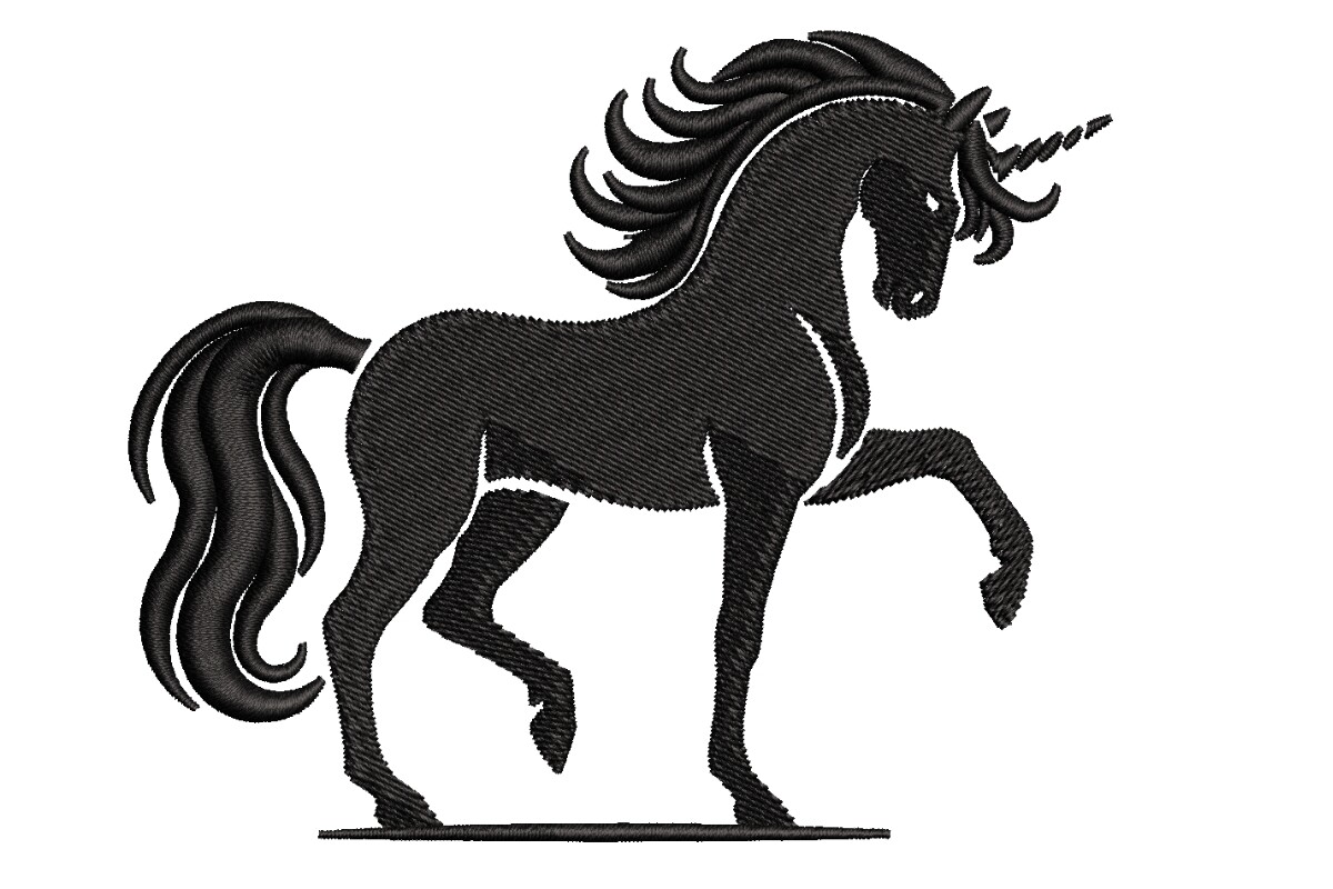 Posing Unicorn Silhouette