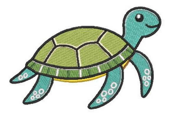 Sea Turtle Embroidery
