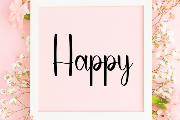 Smile January Font PNG with transparent background - Preview 2