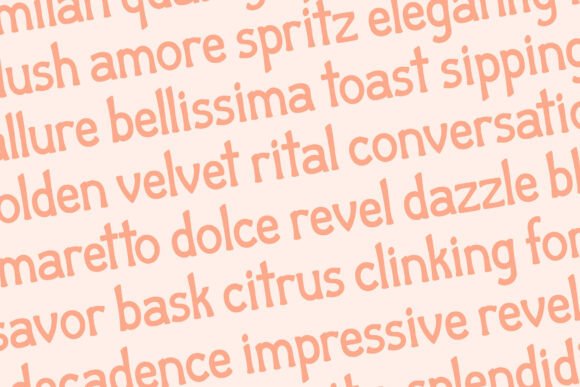 Aperitivo Affair Font - Preview 3