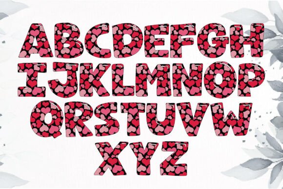 Berry Valentine Pack Font PNG with transparent background - Preview 2