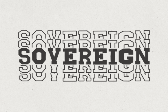 Blockton Stacked Font - Preview 1