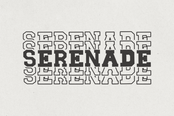 Blockton Stacked Font - Preview 2