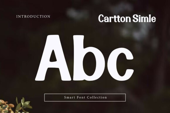 Cartton Simle Font PNG with transparent background - Preview 1