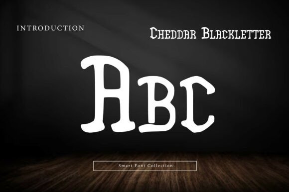 Cheddar Blackletter Font - Preview 1