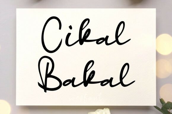 Cikal Bakal Font PNG with transparent background - Preview 1